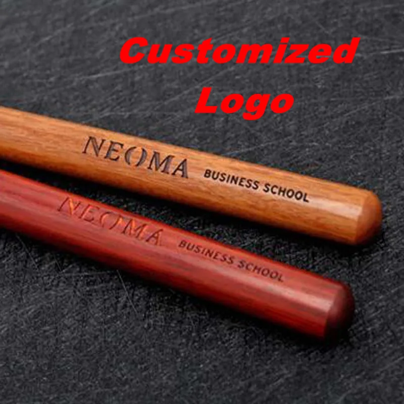 Ручка перьевая каллиграфическая изгиб под золото вращение латунь красное дерево