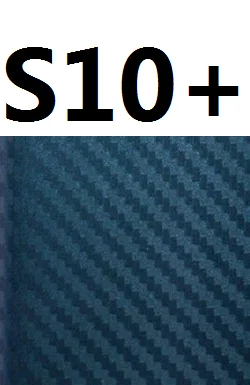 S10 Plus-Steel blue Градиентные цветные наклейки для samsung S10 Plus S10E S9 S8 S7 Edge защитная пленка из углеродного волокна аксессуары для мобильных телефонов EEMIA - Цвет: S10 Plus-Steel blue