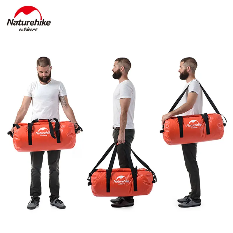 Naturehike 40L 120L речной треккинг мешок открытый 500D ПВХ сетка Зажимная Ткань