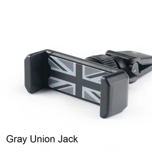 auto grey union flag mobile phone stand gpsz stand car navigation dashcam auto parts free global shipping