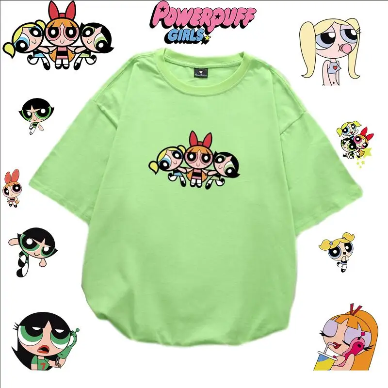 Летняя свободная футболка с бабочкой женская в стиле Харадзюку пузырьками