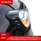 ABS крышка фары для Ford Everest Titanium Everest Ranger Wildtrak T7 2016 2017 2018 2019 2020 2021 Endeavour аксессуары