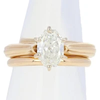 simple withe diamood engagement wedding bride gift ring size 6 10