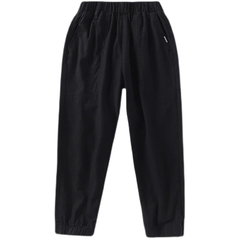 

Boys Casual Pants for Summer 2021 New Solid Cotton Mosquito Fashion Trousers 120-170cm Jogger Sweatpants Boys Clothes 6-14 Years