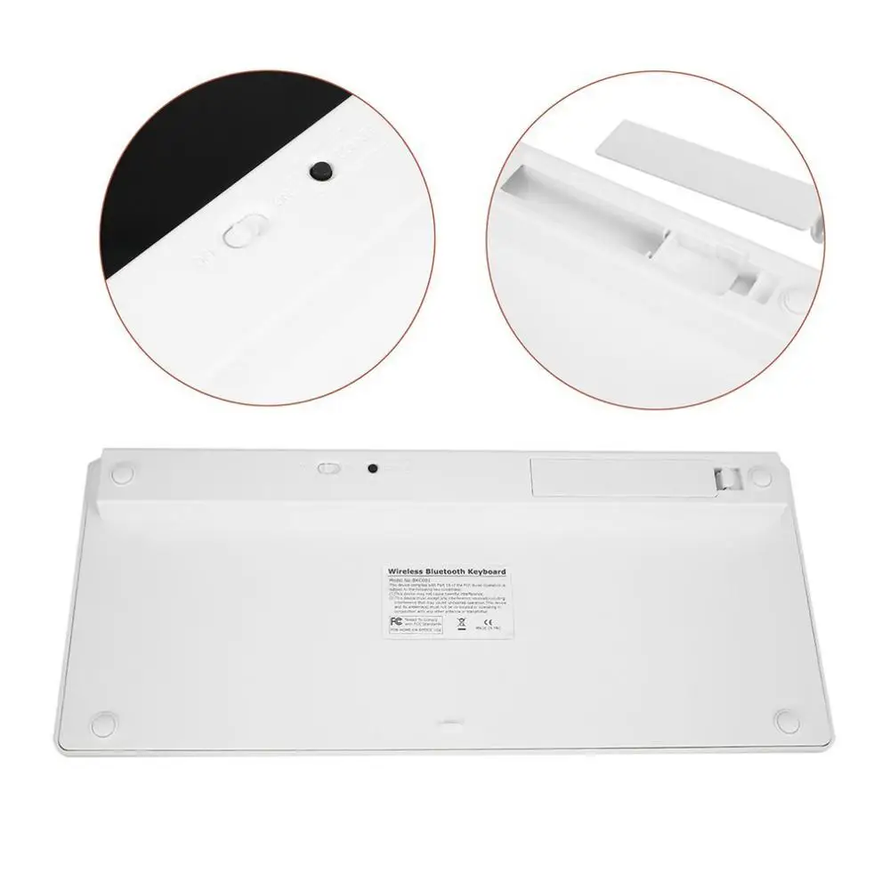 Серебристая ультратонкая беспроводная клавиатура с 78 клавишами для Air ipad Mini Mac ПК