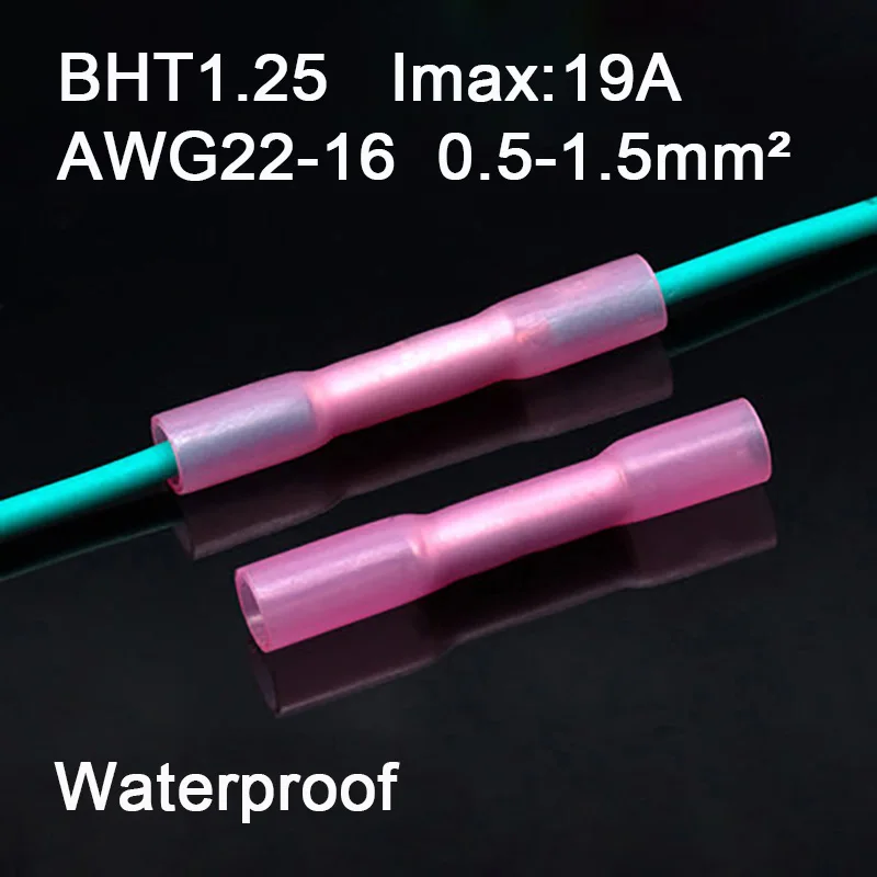 Термоусадочная кабельная Клеммная трубка 20 лампочек BHT0.5 BHT1.25 BHT2 BHT5 шт./пакет