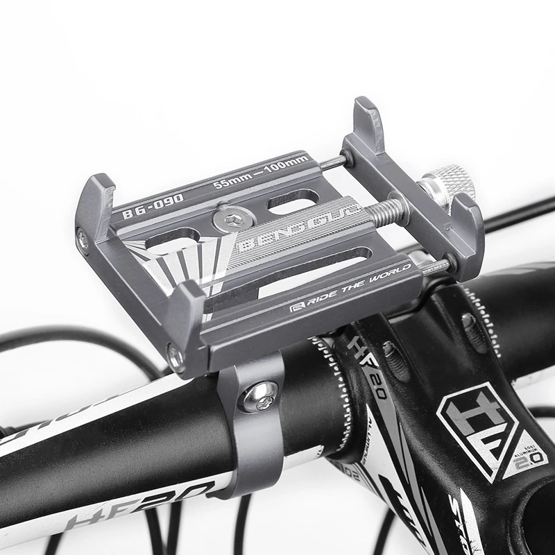 

New Aluminum Alloy Mobile Phone Bracket Mountain Bike Motorcycle Mobile Phone Accessories Phone Holder Anti-Slip Stand