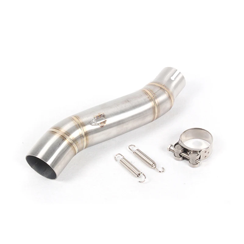 

CBR300 CBR300R CB300F Motorcycle Stainless Steel Middle Link Pipe 51mm Silencer System Silp on for Honda CBR300 CBR300R C