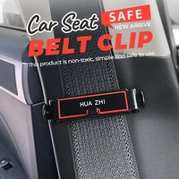 2pcs car seat belt clip adjustable safety holder stopper buckle clamp portable vehicle safety belt clip car interior accessories