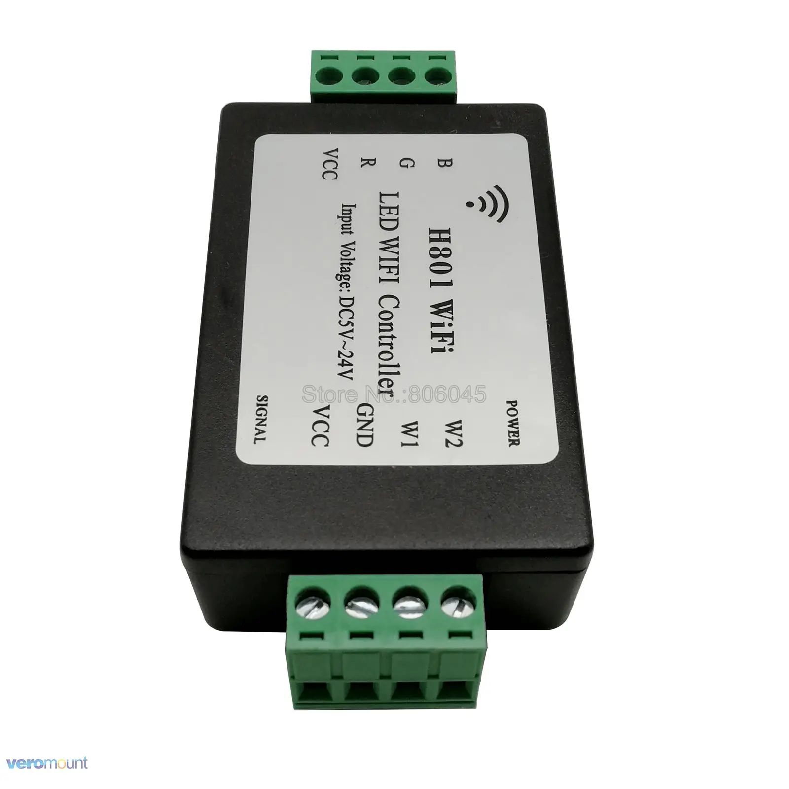 H801 RGBW Wi Fi светодиодный Управление Для полосы светильник лента DC5 24V вход 4CH * 4A