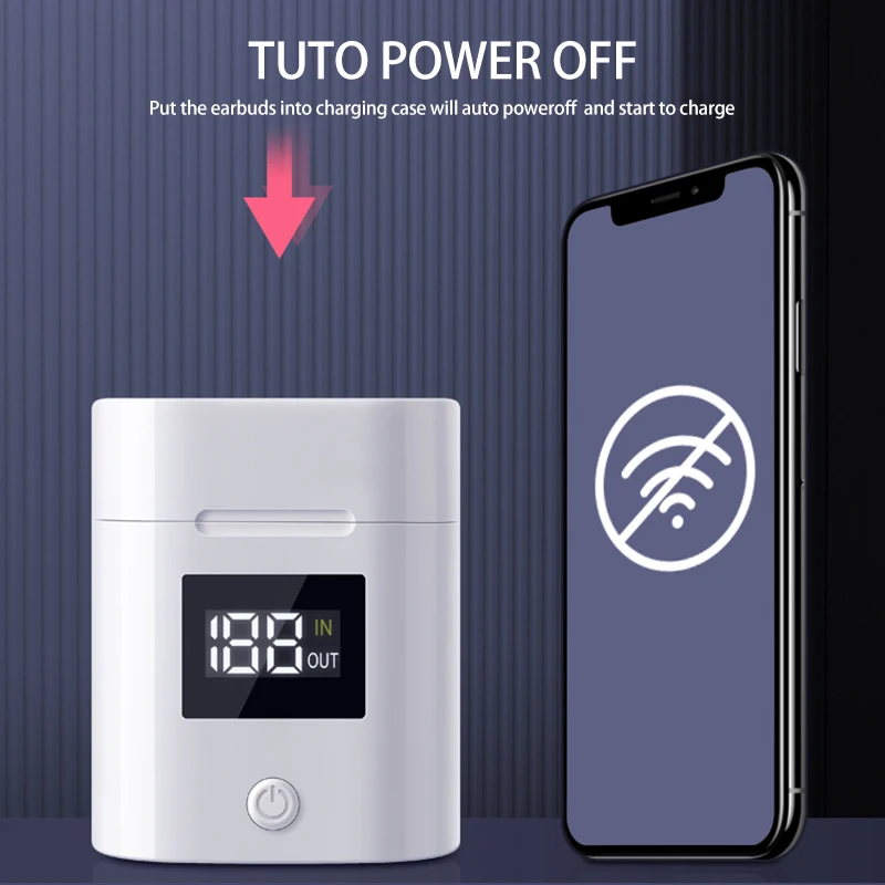 Беспроводные наушники-вкладыши 9D TWS 5 0 стереонаушники Bluetooth с двойным микрофоном