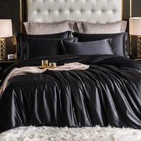 summer bedding set luxury duvet cover silky bed cover smooth bed sheets and pillowcases quality quilt cover set home textiles