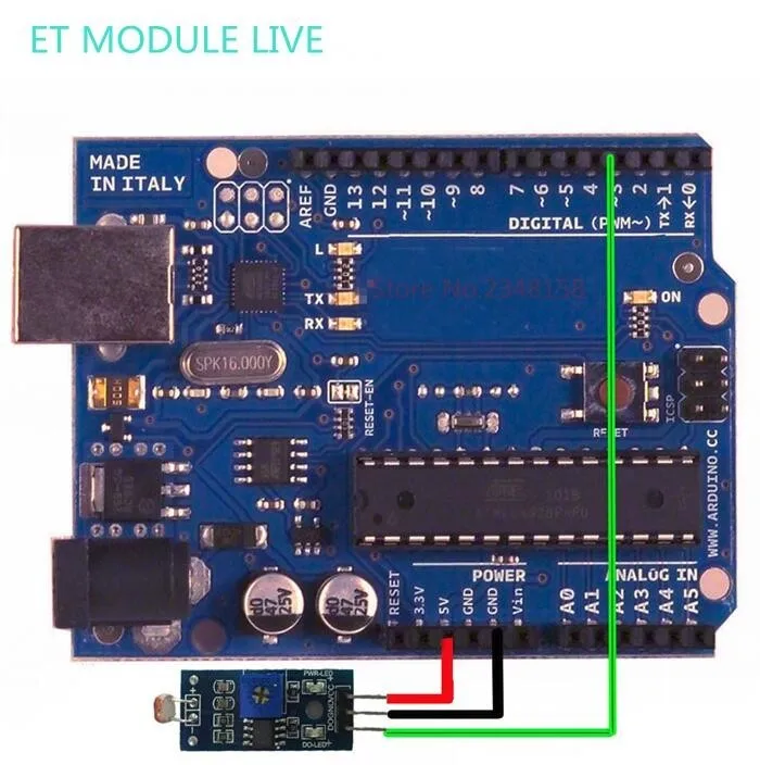 Модуль светочувствительного датчика светильник модуль обнаружения для Arduino DIY Kit