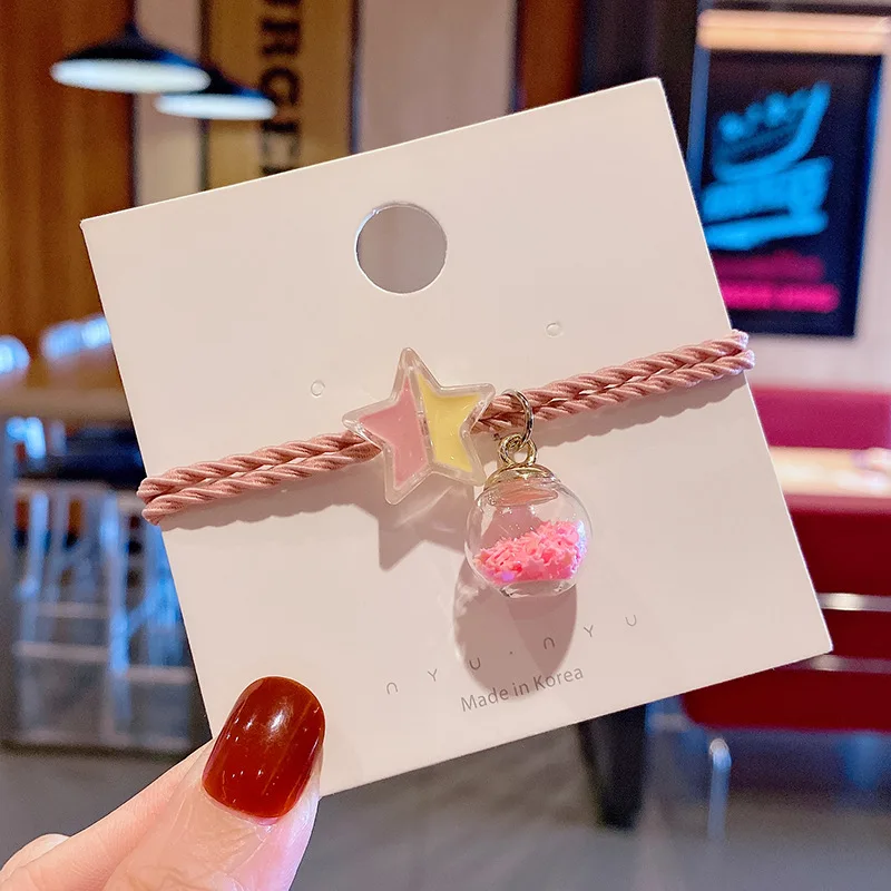 Корейский мечта планета желание звезда резинка для волос маленькие свежие