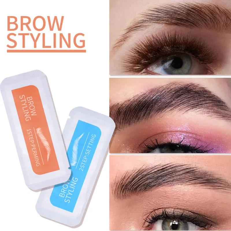 

Salon Supply Brow Lamination Kit Fixative Eyebrow Perm Lotion Brow Lifting Hair Demixing Professional Travel Kit Eyebrow