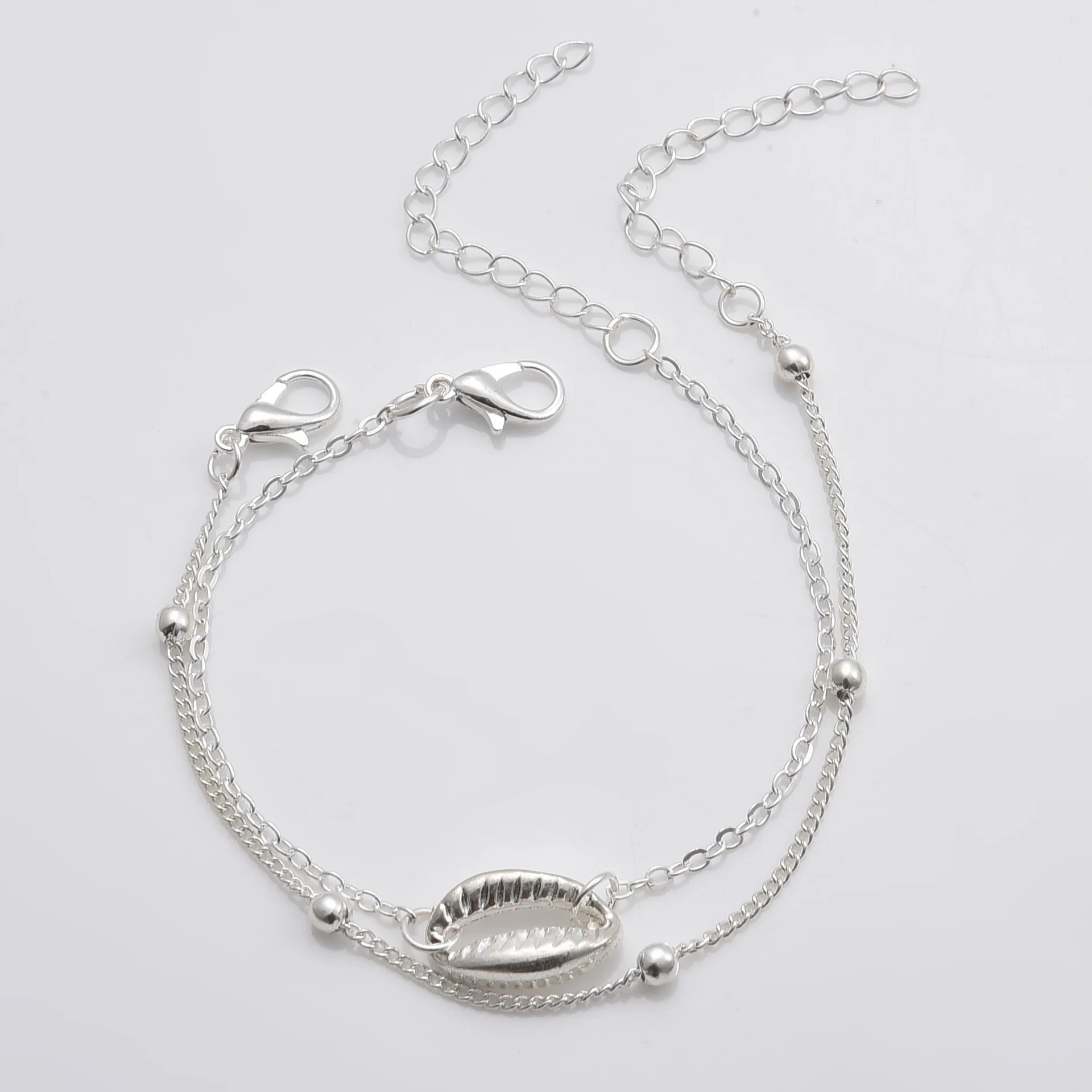 Модный простой браслет HI MAN в богемном стиле из двух сплавов с ракушками женские