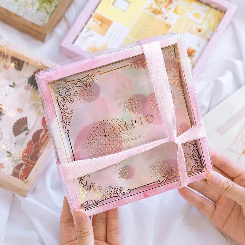 50 листов/коробка INS винтажный декоративный материал бумага блокнот планировщик