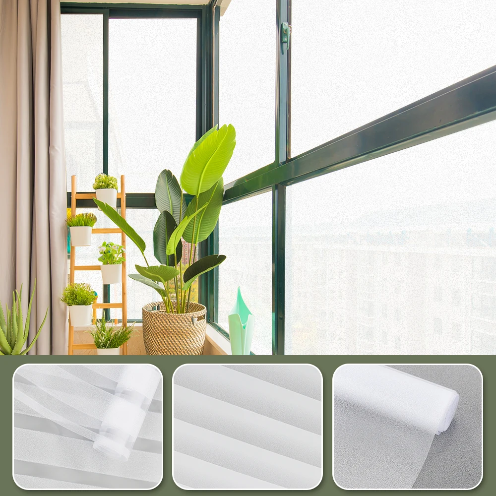 Оконная декоративная пленка без клея защитная стеклянная наклейка статическое