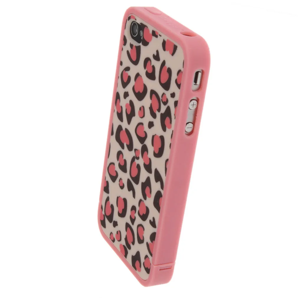 Хит милый розовый Леопардовый в горошек Жесткий Чехол защитный чехол для iPhone 4 4S |