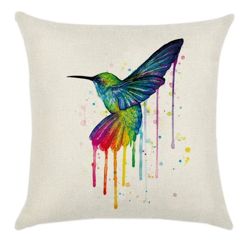 Наволочка из хлопка и льна с изображением головы зебры животных наволочка для