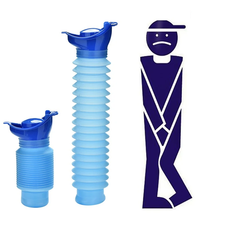 

New 1Pc 750ML Portable Adult Urinal Outdoor Camping Travel Urine Car Urination Pee Soft Toilet Urine Help Men Women Toilet