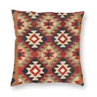 Винтажные турецкие наволочки Kilim, украшение для дивана, богемный геометрический ромбовидный этнический квадратный чехол для подушки 40x40