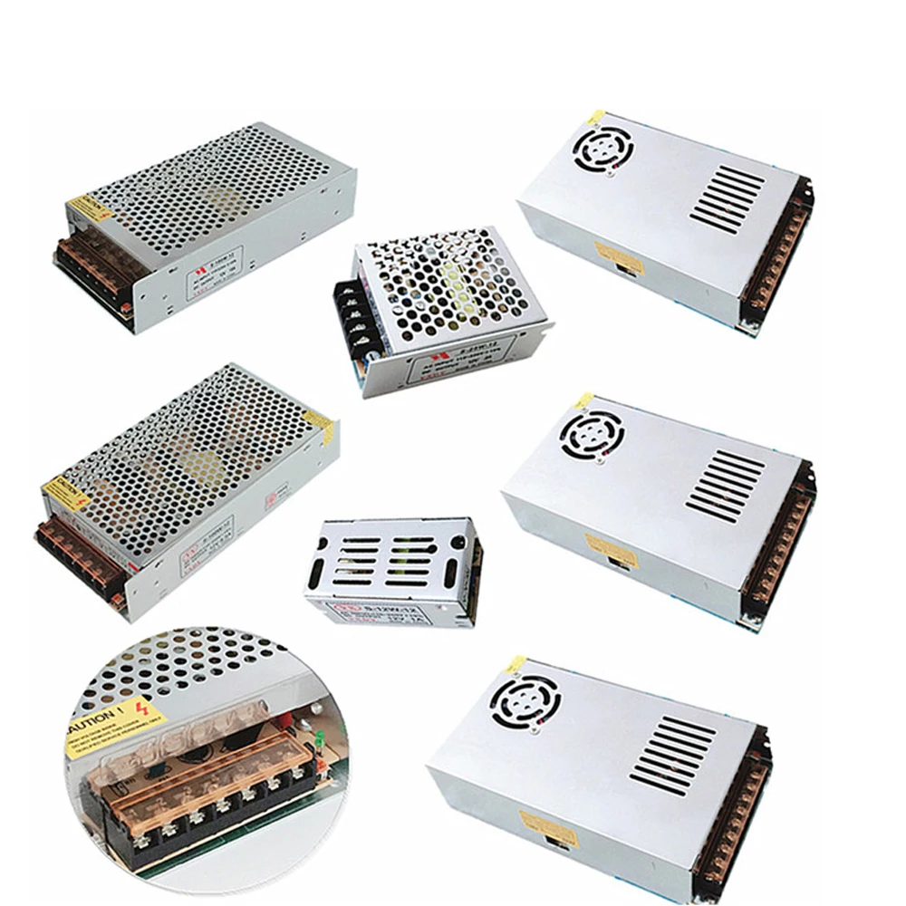 AC85 265V 110V 220V 12V 1A 2A 3A 5A 10A 15A 20A 30A 40A 50A CCTV/блок питания светодиодной ленты