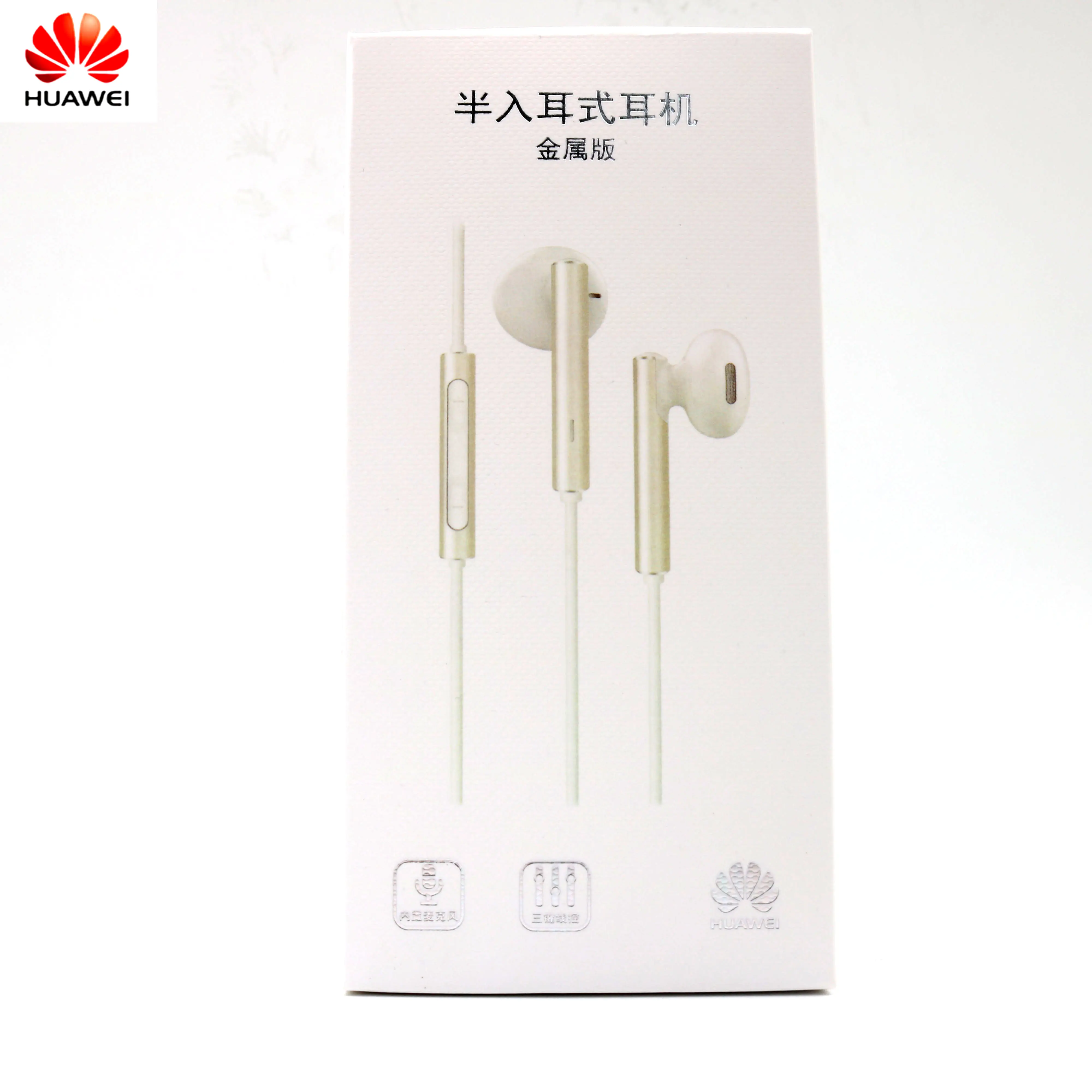 Наушники Huawei AM 116 с микрофоном и регулировкой громкости металлическая гарнитура 3