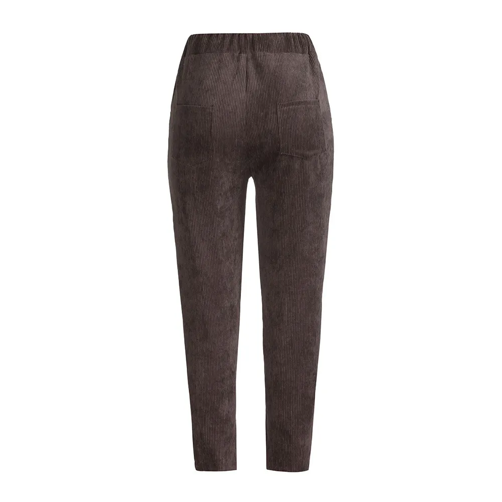 Женские повседневные свободные однотонные шаровары с эластичным поясом