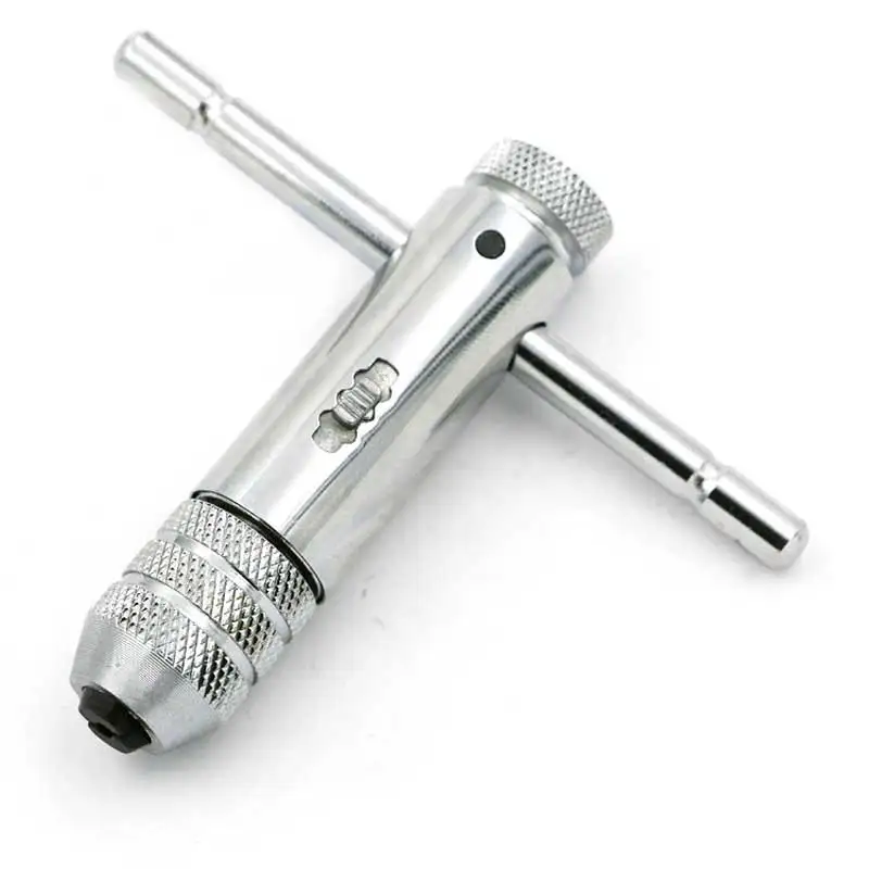 Adjustable T-Handle Ratchet Wrench Screw Tap M3-M8 Thread Plug Hand Tool | Инструменты