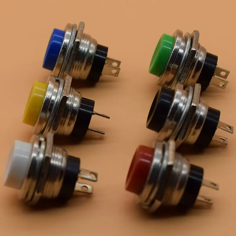 Мгновенный кнопочный переключатель 16 мм 18 шт. | Строительство и ремонт