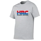 Мужская футболка с логотипом Honda Racing HRC, мотоциклетная брендовая футболка, Мужская популярная брендовая летняя одежда, модная хлопковая футболка с коротким рукавом
