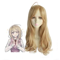 anime danganronpa v3 kaede akamatsu women long wig cosplay costume dangan ronpa heat resistant synthetic hair party wigs