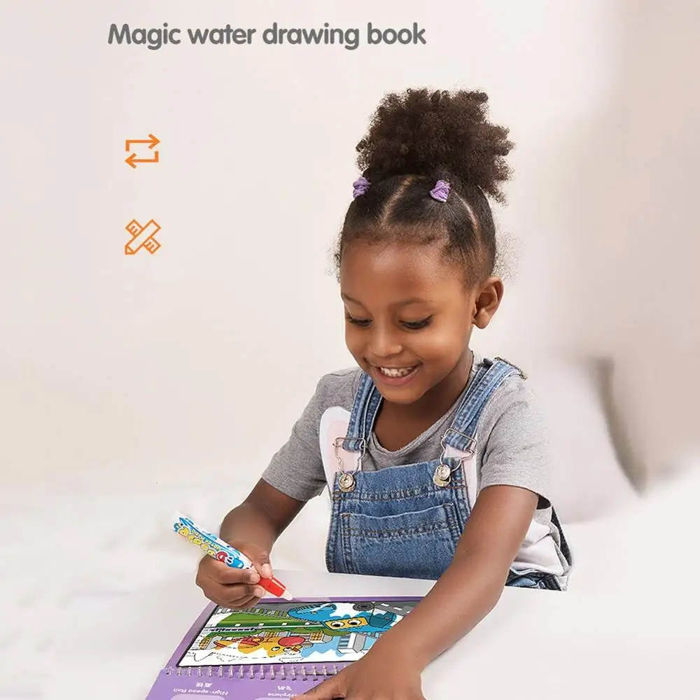 Доска для рисования детей Волшебная водная книга животное морская жизнь номер