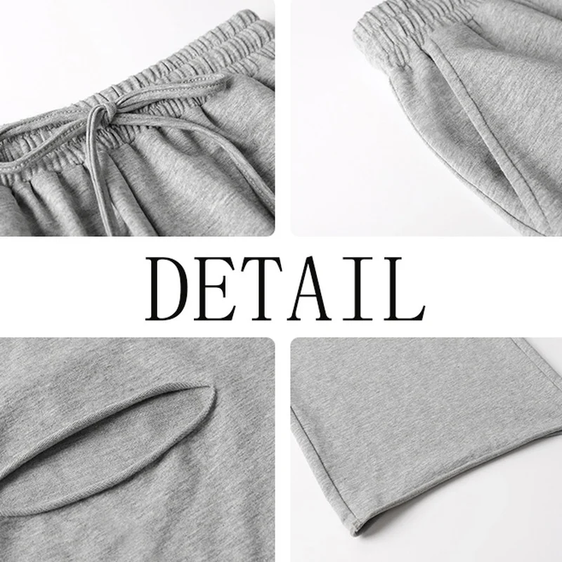 Брюки женские с широкими штанинами повседневные свободные универсальные