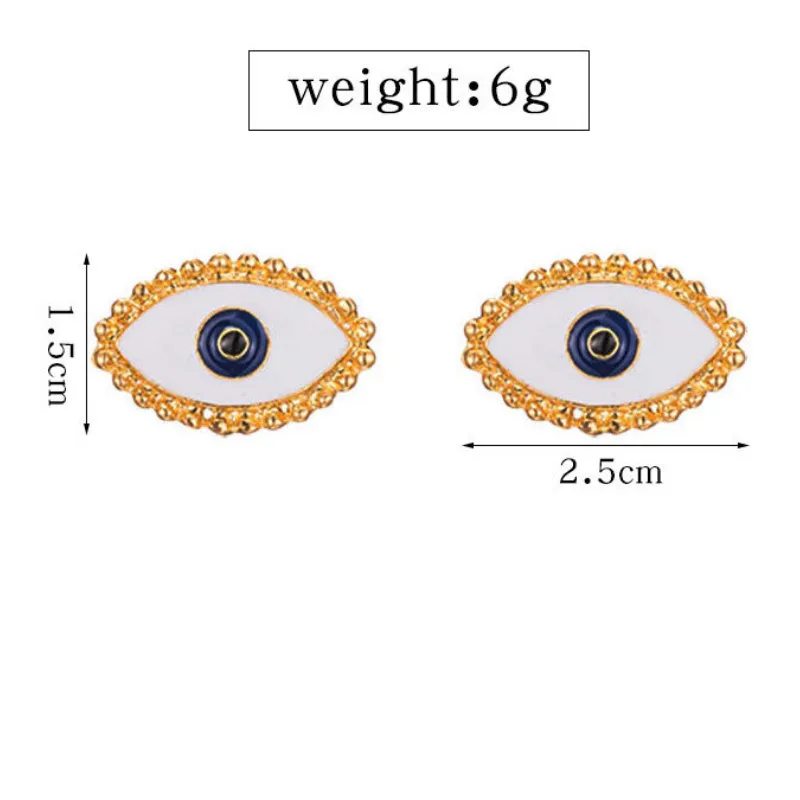 

Fashion Women Eye Geometry Punk Earrings Party Jewelry Gifts