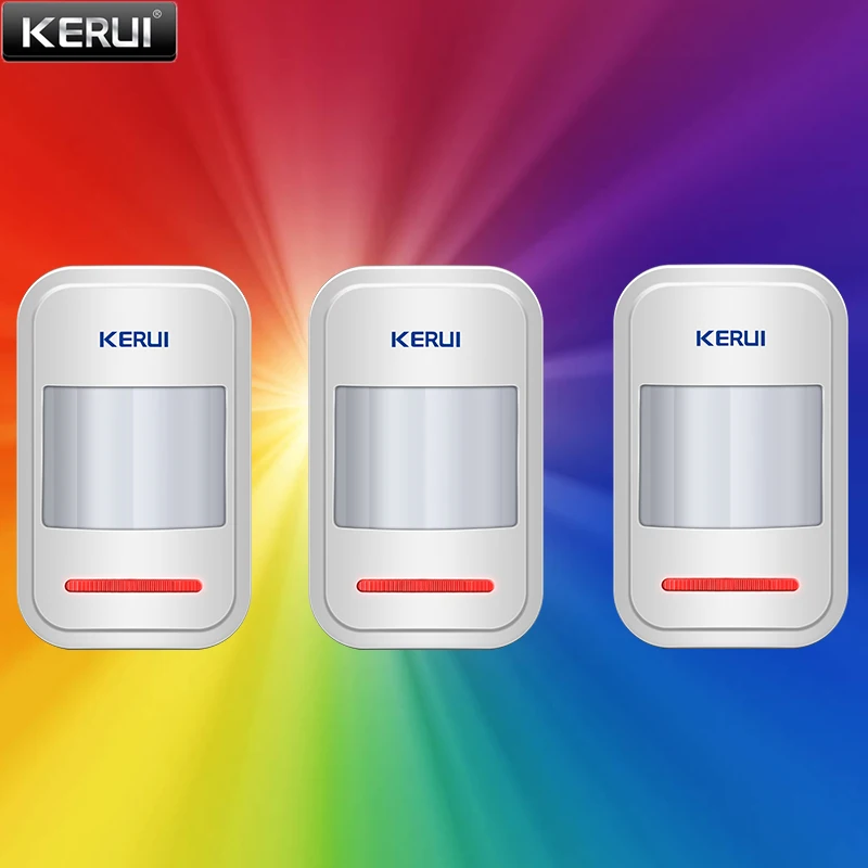 KERUI P819 3 шт. 433 МГц Беспроводной PIR Сенсор интеллектуальный инфракрасный детектор
