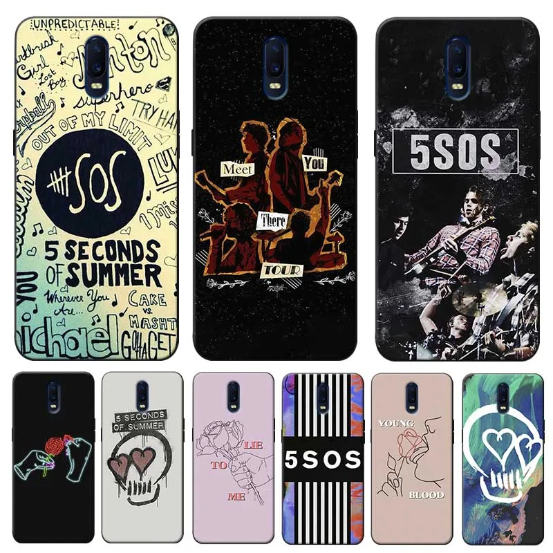 Летняя музыкальная крышка 5 sos для oneplus one plus 7 pro 7t 6 6t 5t Прозрачный мягкий