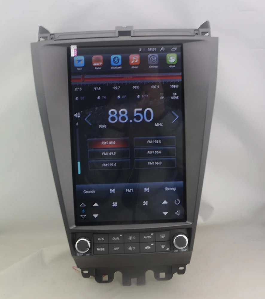 12 8 &quottesla style вертикальный экран octa core android 9 Автомобильный GPS-навигатор для Honda Accord