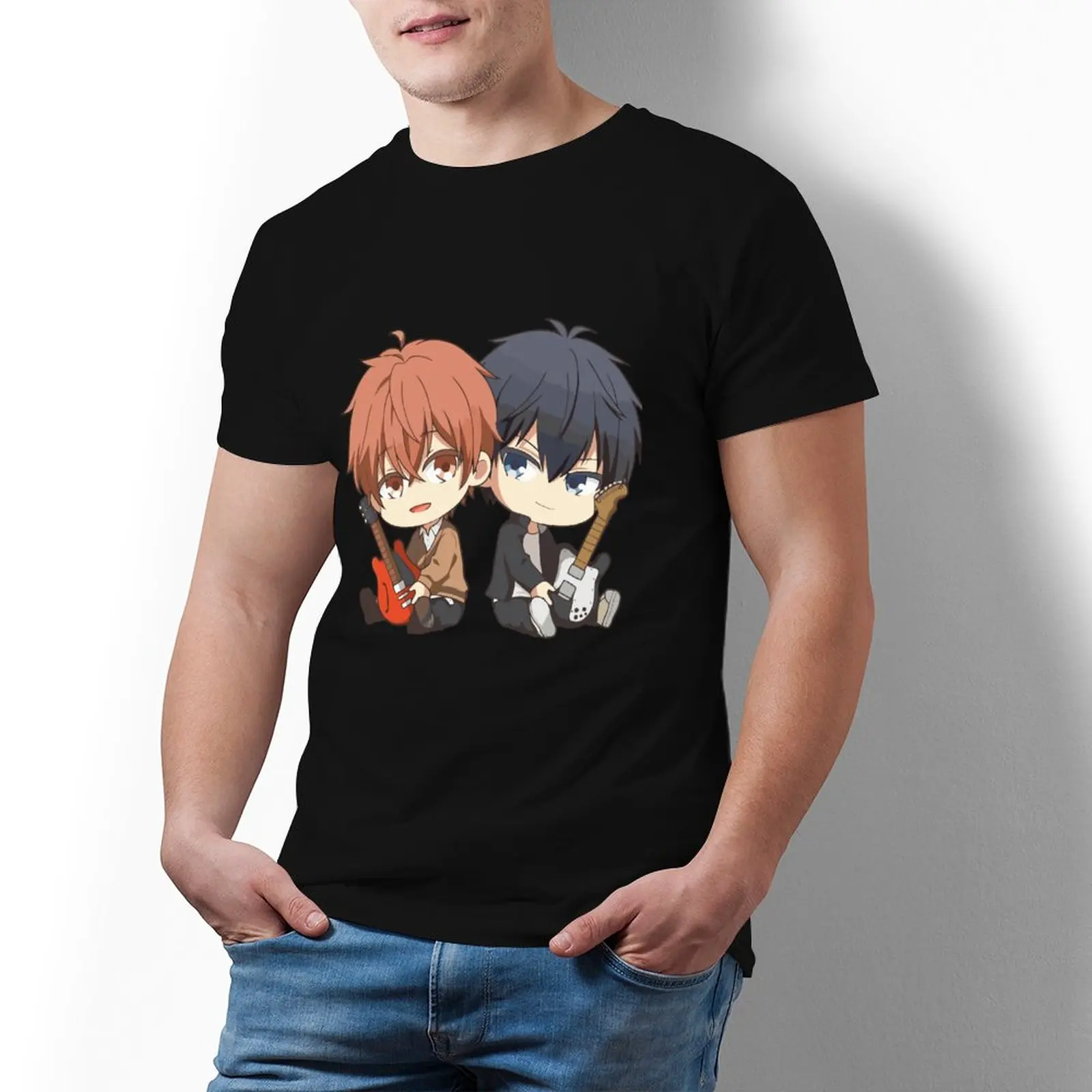 

Летняя Повседневная футболка из 100 хлопка с рисунком, с коротким рукавом