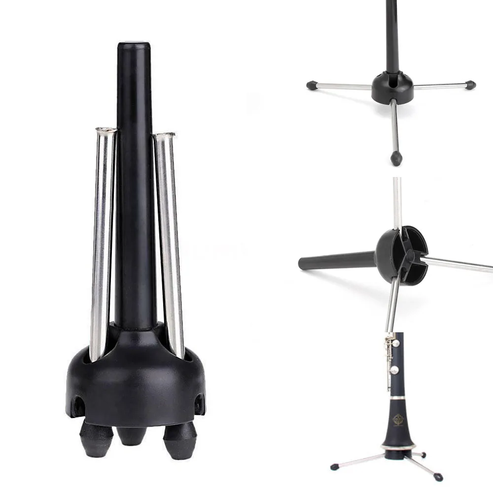 Портативный штатив для ветрового инструмента складной кларнета канавки