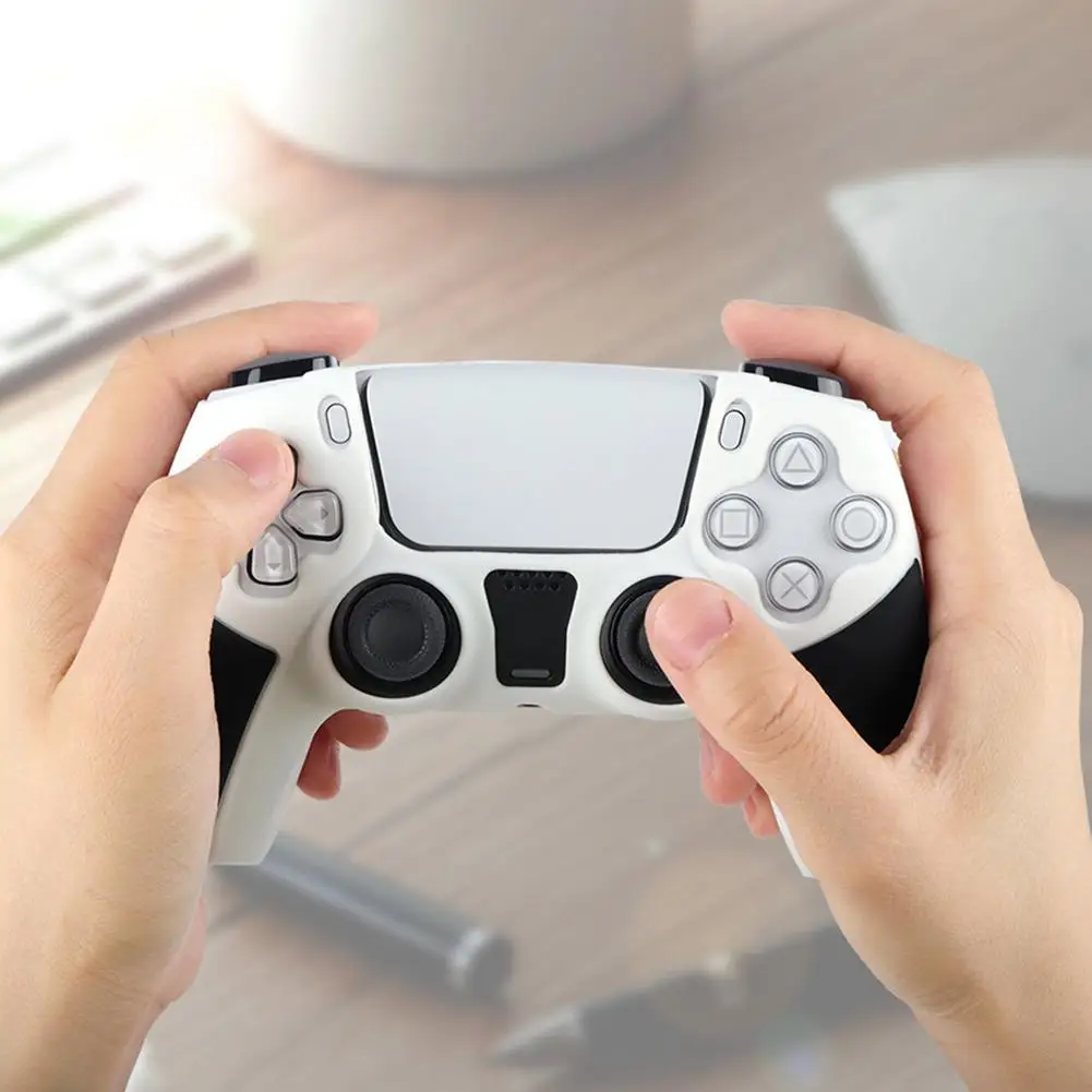 Силиконовый защитный чехол для джойстика Ps5 мягкий Камуфляжный стикер с