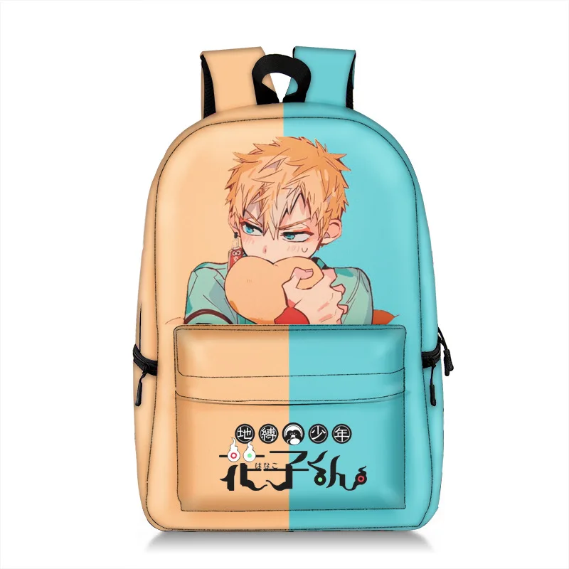 Рюкзак Mochila для унитаза Jibaku Shounen Hanako kun вместительная школьная сумка в стиле аниме