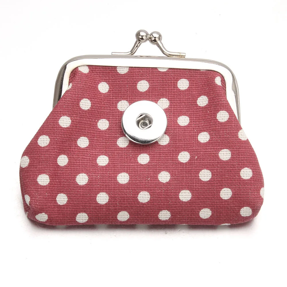 Винтажные Кошельки для монет 4 цвета маленькие кошельки чехол 18 мм кнопок