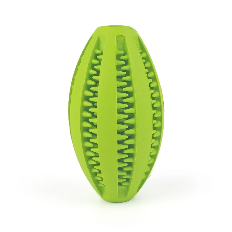 Жевательная игрушка для домашних животных прочная резиновая регби собаки