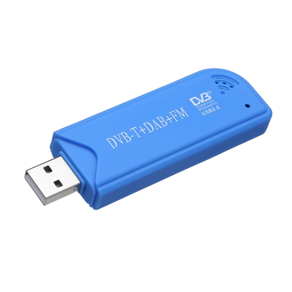 Мини Портативный цифровой USB 2 0 TV Stick DVB-T + DAB FM RTL2832U FC0012 чип Поддержка SDR тюнер