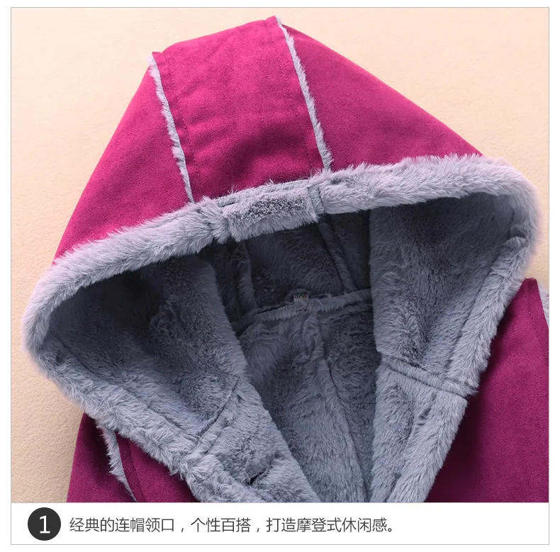 2019 New Autumn Winter Children Warm Cotton Jackets For Girls Hooded Fur Coat Girl Hoodie Thick Outerwear Baby Parka 10 12 years | Детская