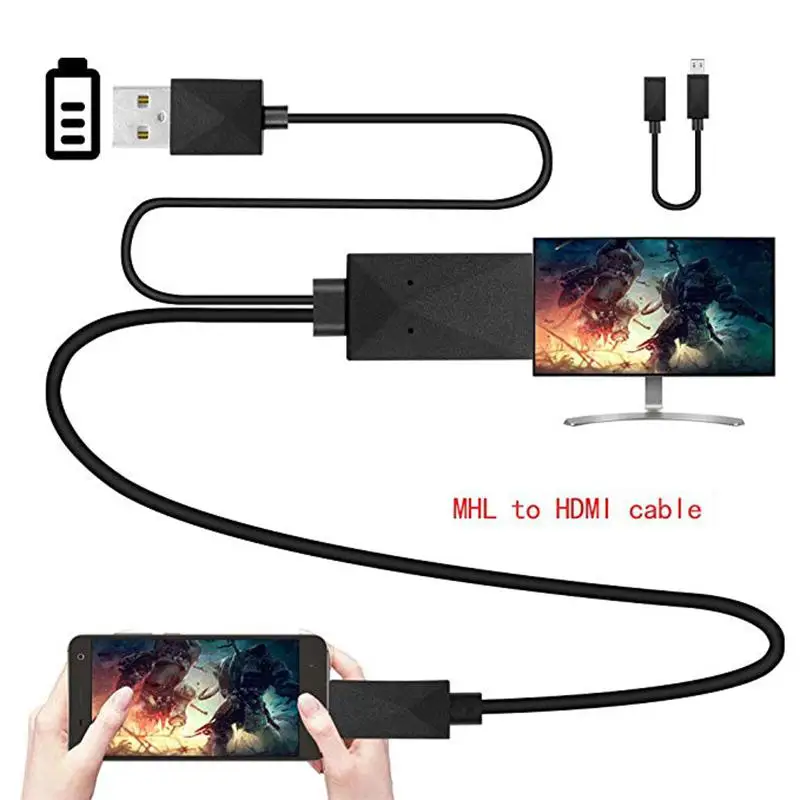 MHL к HDMI 1080P HD ТВ кабель адаптер 5Pin и 11Pin для Android Samsung смартфон планшет ТВ|Кабели HDMI| |