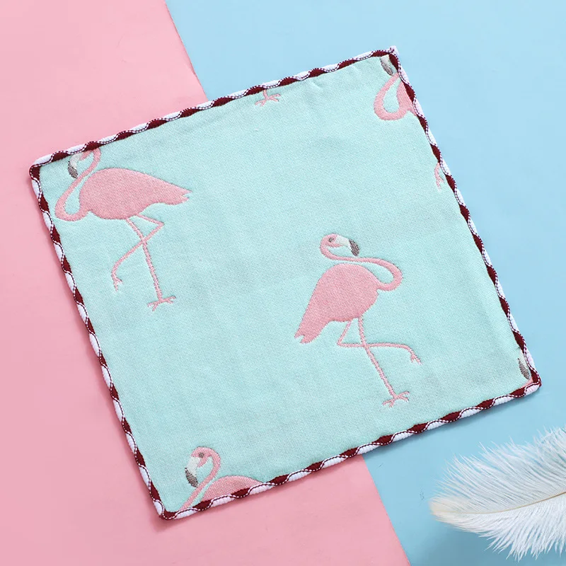 

Baby 6 Layers Cotton Towel Cartoon Baby Washcloth Handkerchief Kids Feeding Wipe Cloth Towel High Quanlity BeBe