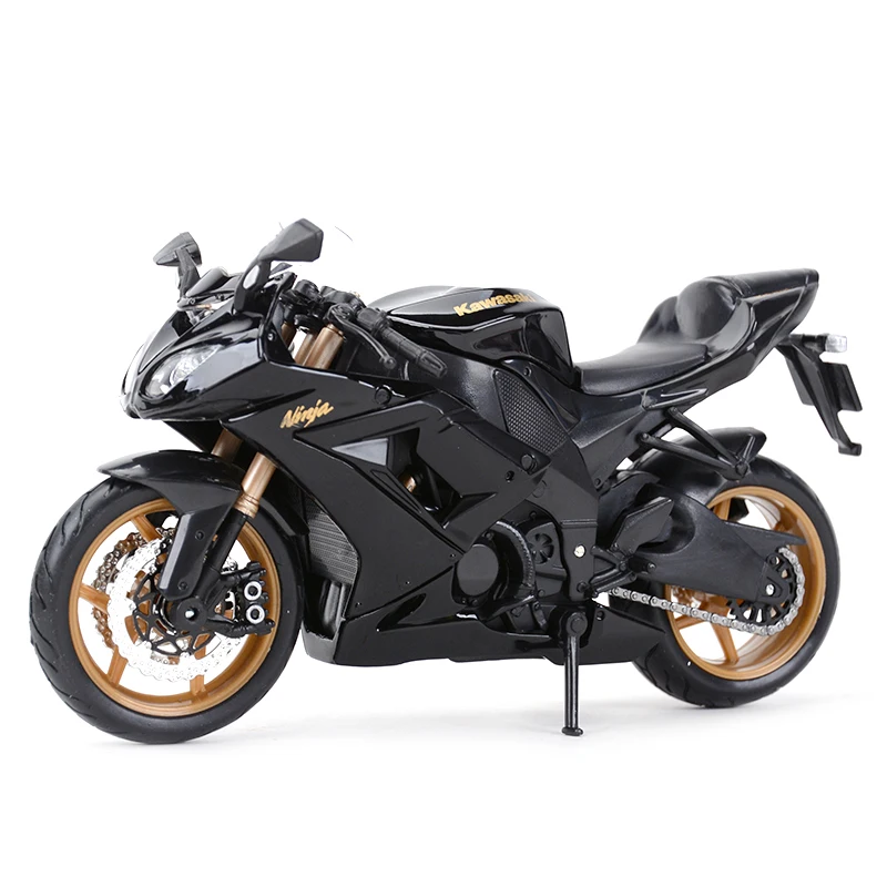Maisto 1:12 Kawasaki Ninja ZX-10R Черный Литой Транспортных средств Коллекционная хобби модель